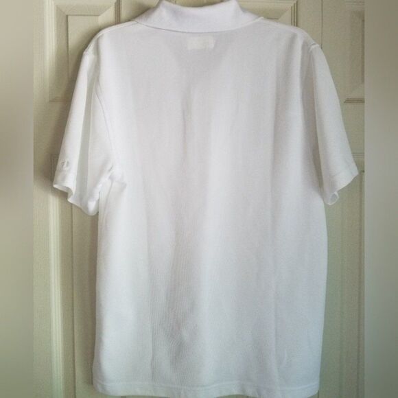 Grand Slam Performance White Textured Golf Polo - Picture 6 of 8